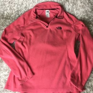 Women's NorthFace Half Zip Pullover Fleece Size M